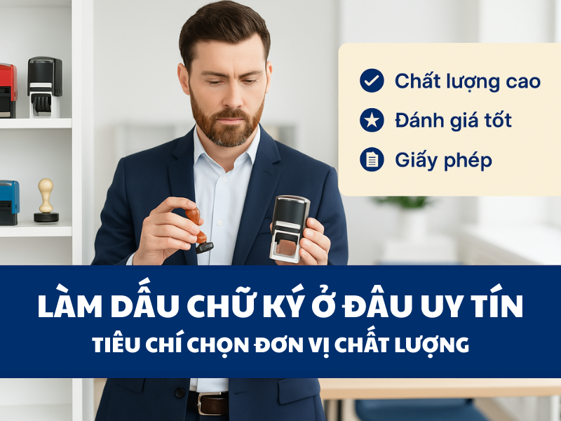 làm dấu chứ ký