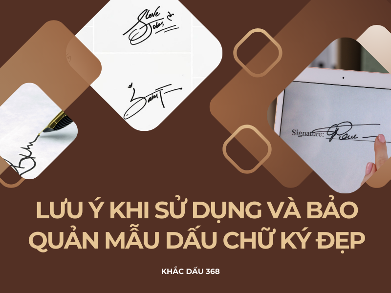 mẫu dấu chữ ký đẹp