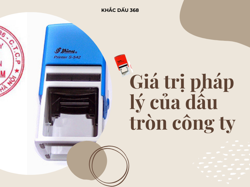 Dấu tròn công ty