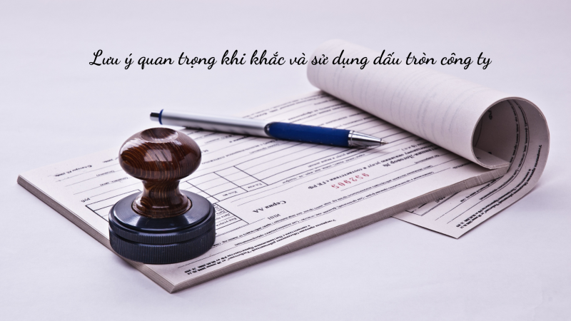 Khắc dấu tròn công ty