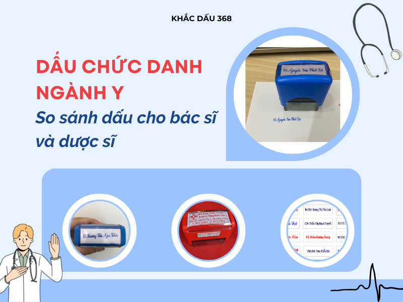 dấu chức danh ngành y