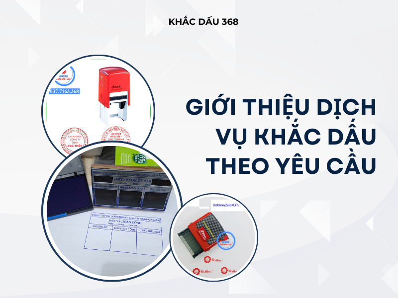 Khắc dấu theo yêu cầu