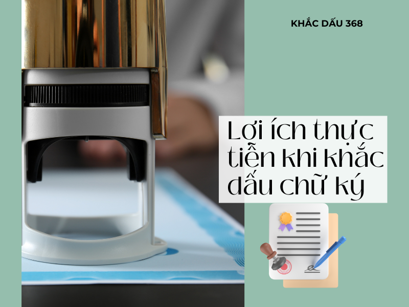 Khắc dấu chữ ký
