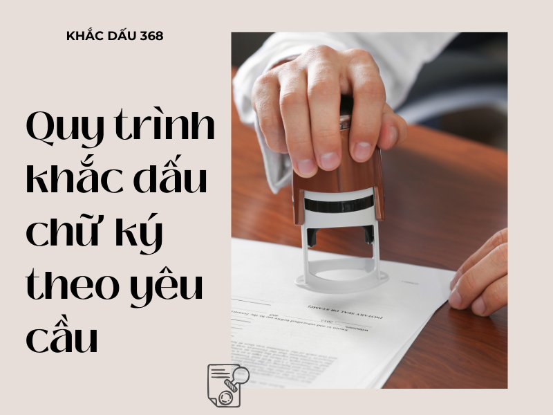 Khắc dấu chữ ký