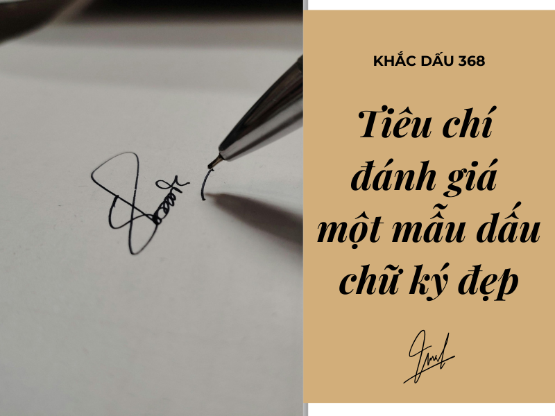 Mẫu Dấu Chữ Ký Đẹp
