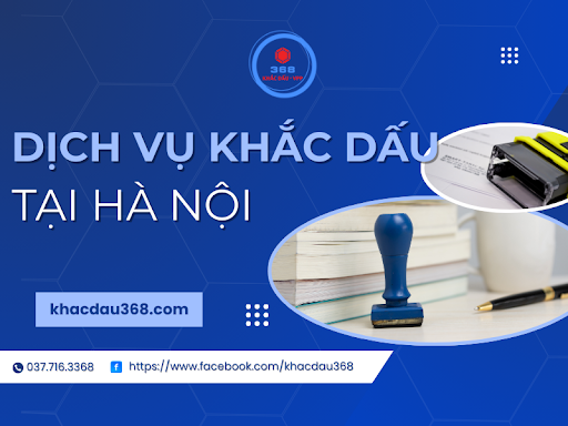 Dịch vụ khắc dấu Hà Nội mang đến giải pháp uy tín, nhanh chóng và đúng quy định pháp luật. Với công nghệ hiện đại, chúng tôi đảm bảo dấu rõ nét, bền đẹp, hỗ trợ đầy đủ thủ tục hợp pháp. Cam kết phục vụ chuyên nghiệp, tiết kiệm thời gian và chi phí cho khách hàng.