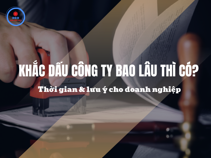 khắc dấu công ty