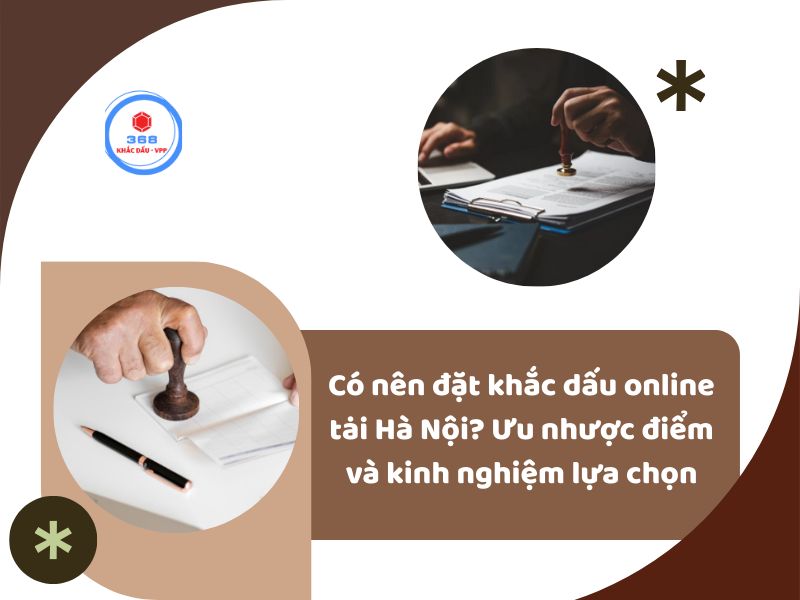 khắc dấu online tại Hà Nội
